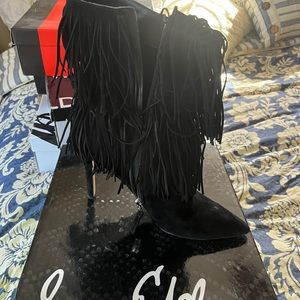 NWT Sam Edelman fringe boots